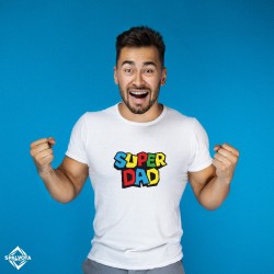 Marškinėliai tėčiui "SUPER DAD #1"